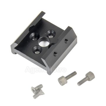 ZWO Synta / Vixen Style Dovetail Mounting Base / Finder Shoe - Black # ZWO-FS