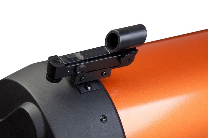 Celestron Star Pointer red dot finder on a Schmidt-Cassegrain telescope