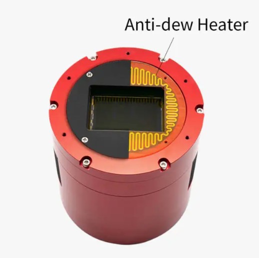 built in dew heater on ASI2600