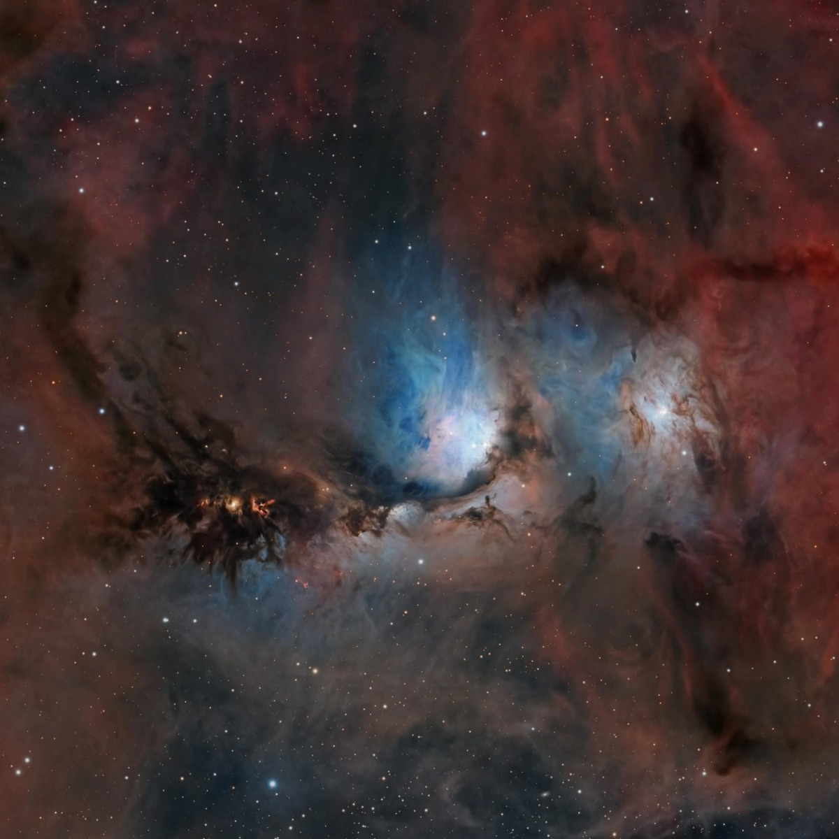 Messier 78 - Nebula in Orion, taken by R. Jay GaBany using a ZWO ASI2600MC Air