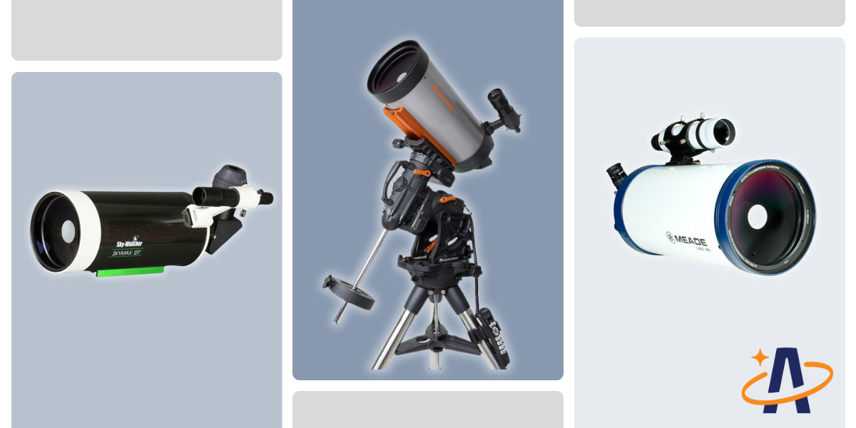 Three types of Mak-Cass Telescopes.