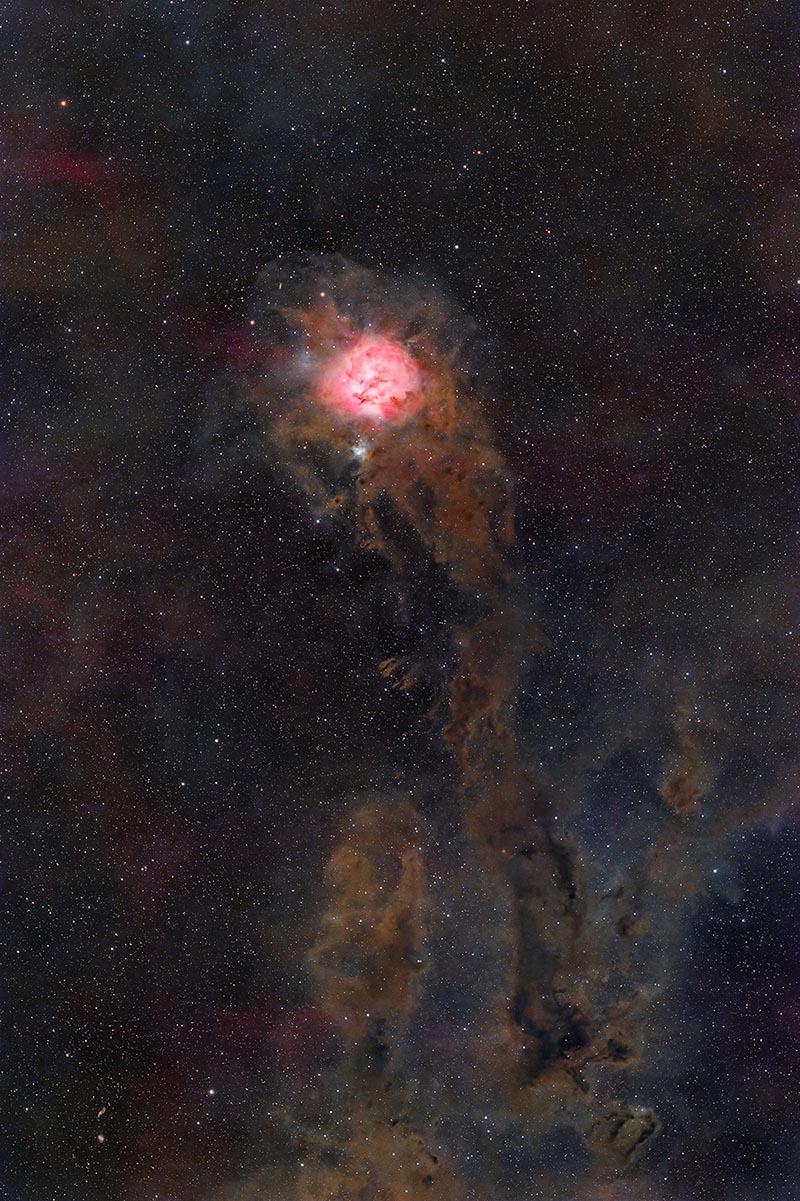 IC 5146 taken with the Askar SQA106 and a full frame sensor camera by Mr. Tian Xing Zhe
