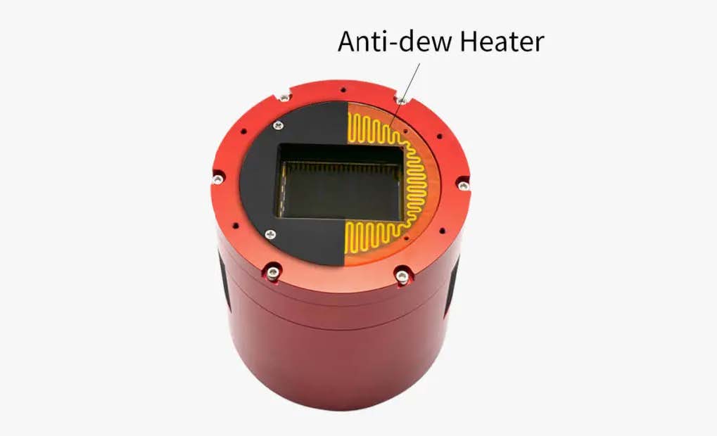 Diagram of the 6200MM dew heater, showcasing its design and components.