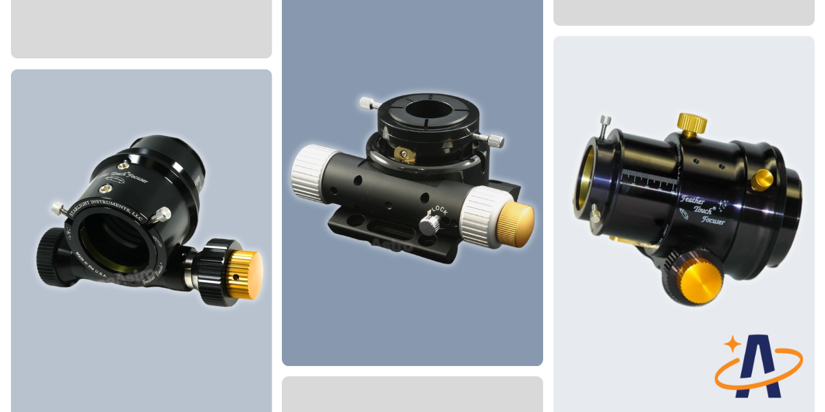 Three Models of Rack-and-Pinion Focusers