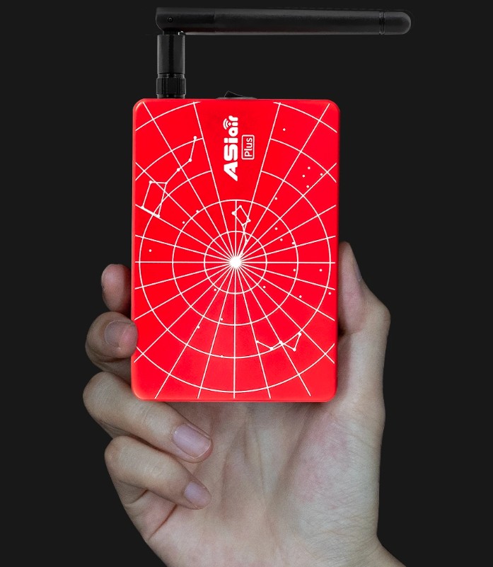 The ASIAIR fits in the palm of your hand.