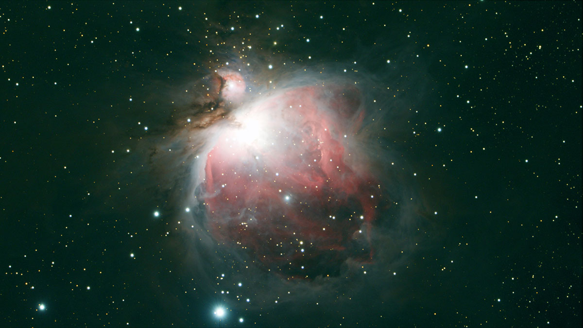 Sample image of the ZWO ASI585MC Pro: The Orion Nebula by Simon Lewis of Astroworkz
