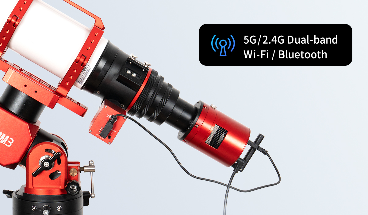 Dual-Band Wi-Fi for Stable Signal both 2.4G and 5G - ZWO ASI2600MC Air
