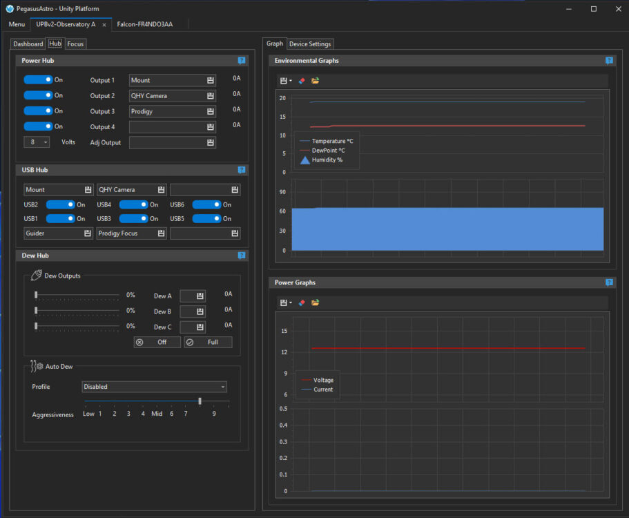 Unity Platform Support - USB Control Hub by Pegasus Astro