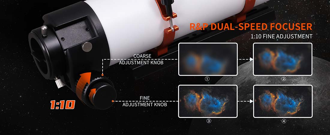 Askar 80ED 10:1 dual speed focuser