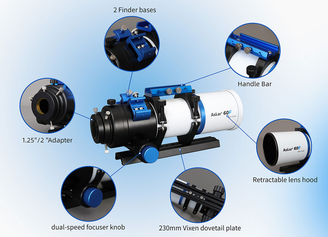 Askar 60F Telescope - Call Out Details