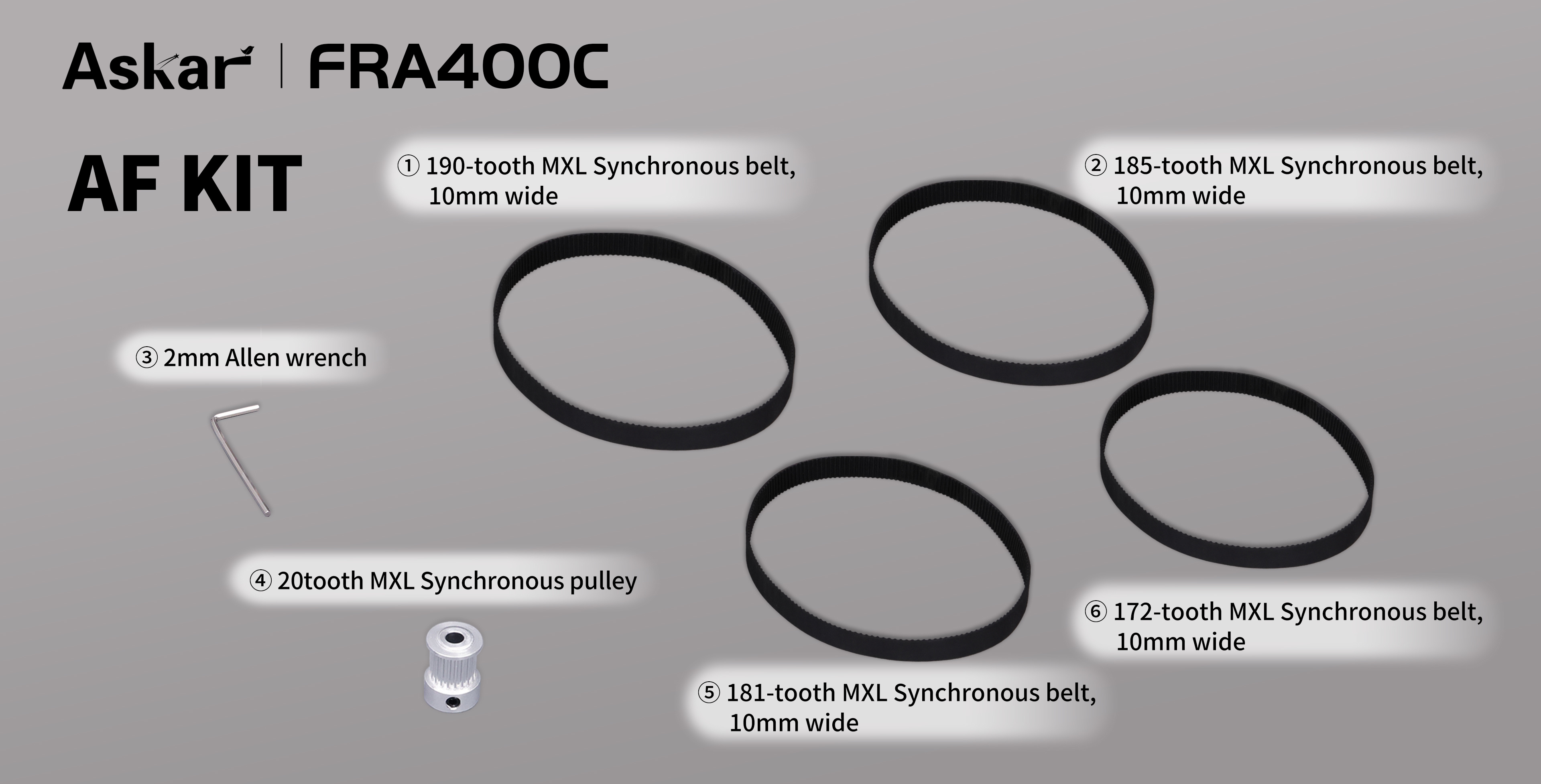 Askar Telescope FRA400C AF Kit - What's in the Box