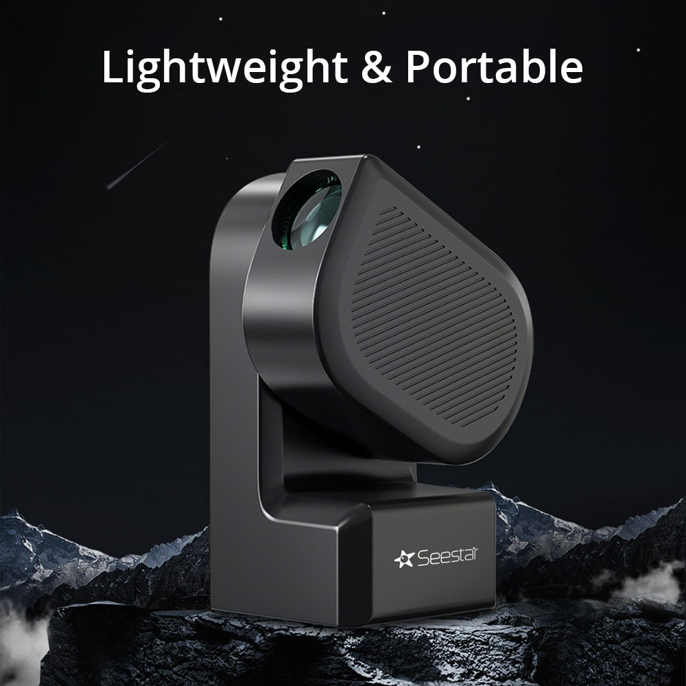 Seestar S50 is ultra lightweight and portable for travel even on airplanes