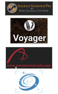 Sequence Generator Pro (SGPro), Voyager Astrophotography Automation, Astrophotography Tool (APT), Nighttime Imaging ‘N’ Astronomy (N.I.N.A)