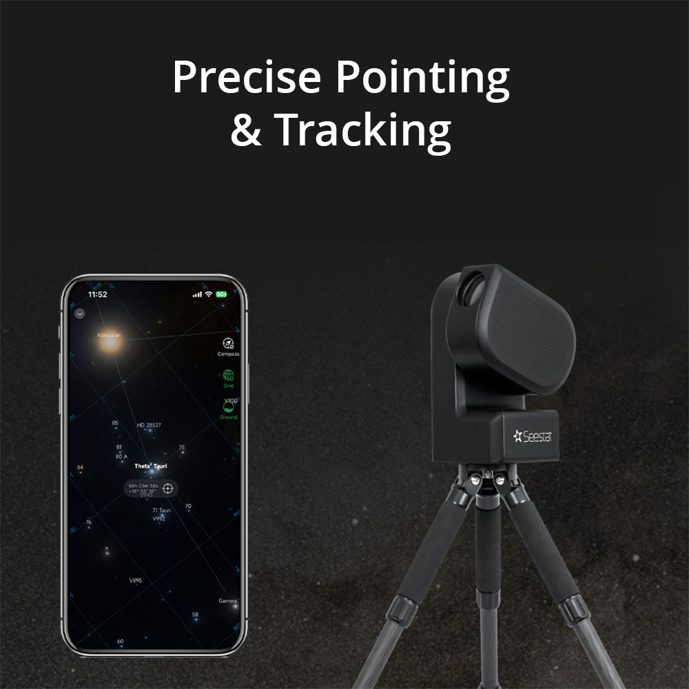 Accurately track and GoTo anywhere in the cosmos with the Seestar S50