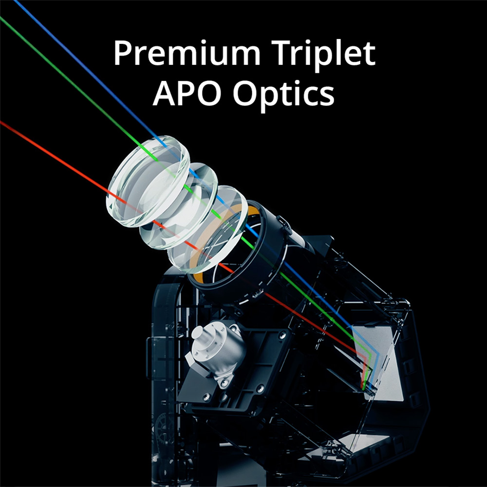 Premium Triplet Apochromatic Optics in the Seestar S50